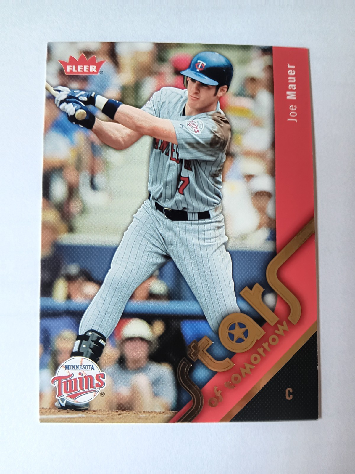 2006 Fleer - Stars of Tomorrow #ST-5 Joe Mauer - Minnesota Twins