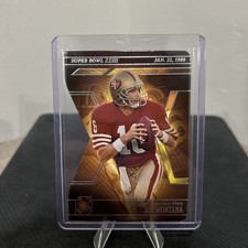 2025 Panini Silhouette Super Bowl XXIII - Joe Montana #7 Die-Cut NM 49ers