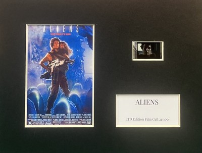    ALIENS.   35mm Film Cell Mounted Display