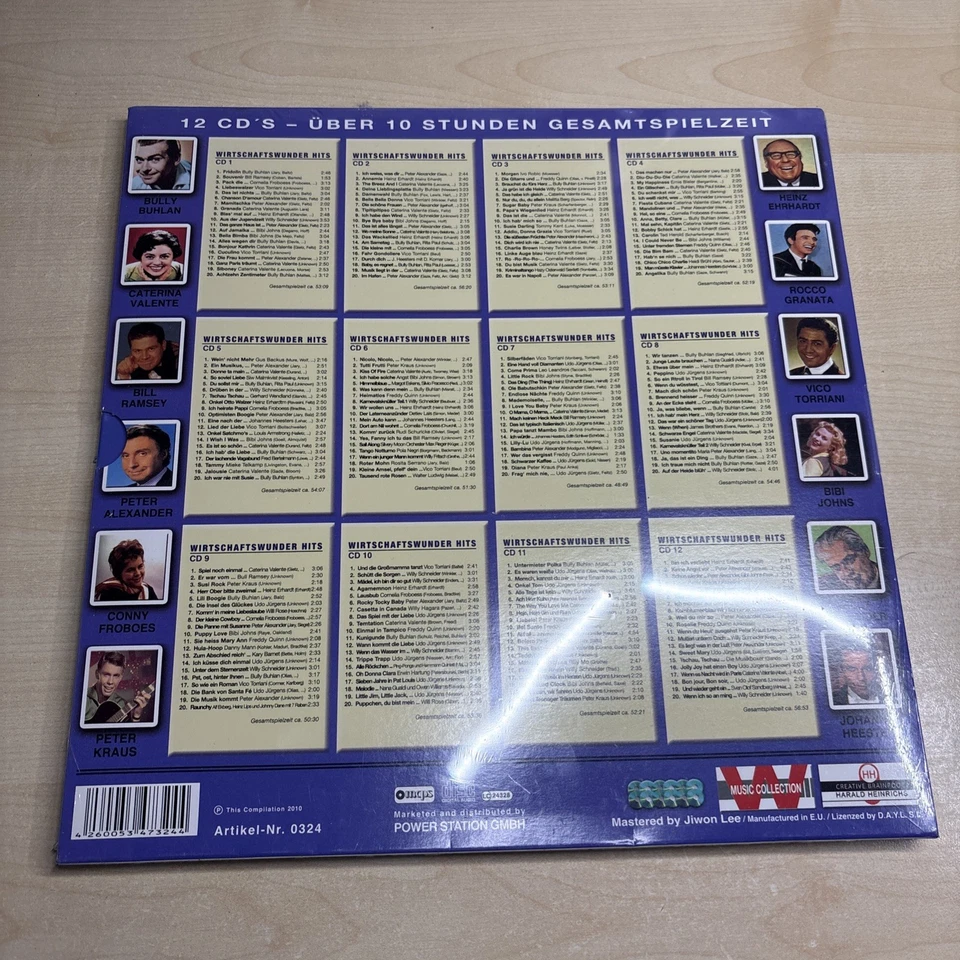 Wirtschaftswunder Hits - 12 CD Set Box Neu & OVP Caterina Valente Peter Kraus - Bild 4 von 4