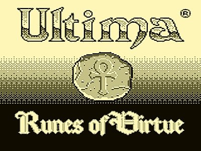 Ultima: Runes of Virtue (Nintendo Game Boy, 1992)