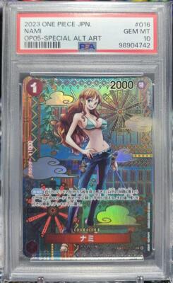 PSA10 ONE PIECE OP11 JP ナミ ALTERNATE ART PSA 10 Nami L OP11-041 Parallel A Fist of Divine Speed ONE PIECE
