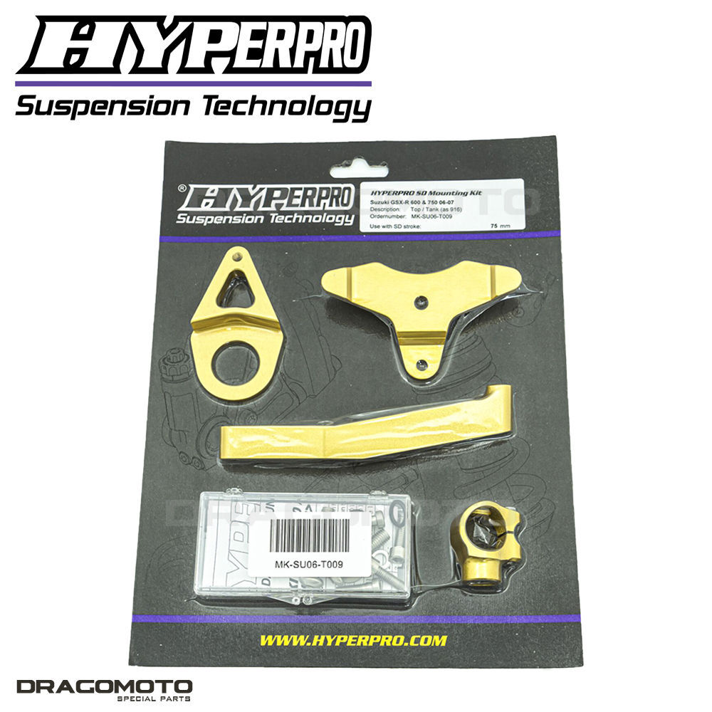 Kit montage HYPERPRO MK-SU06-T009 pour SUZUKI GSX-R 600 : preparez votre moto pour les trackdays