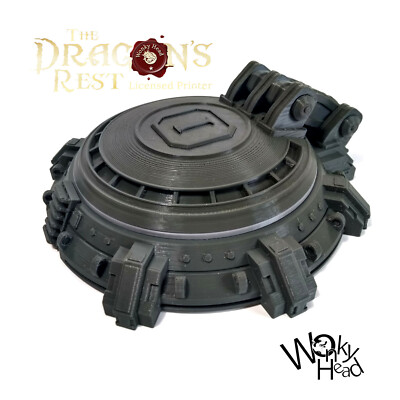 Dragons Rest Rakete Silo Ski Fi Tabletop Terrain Wargaming, Fallout etc