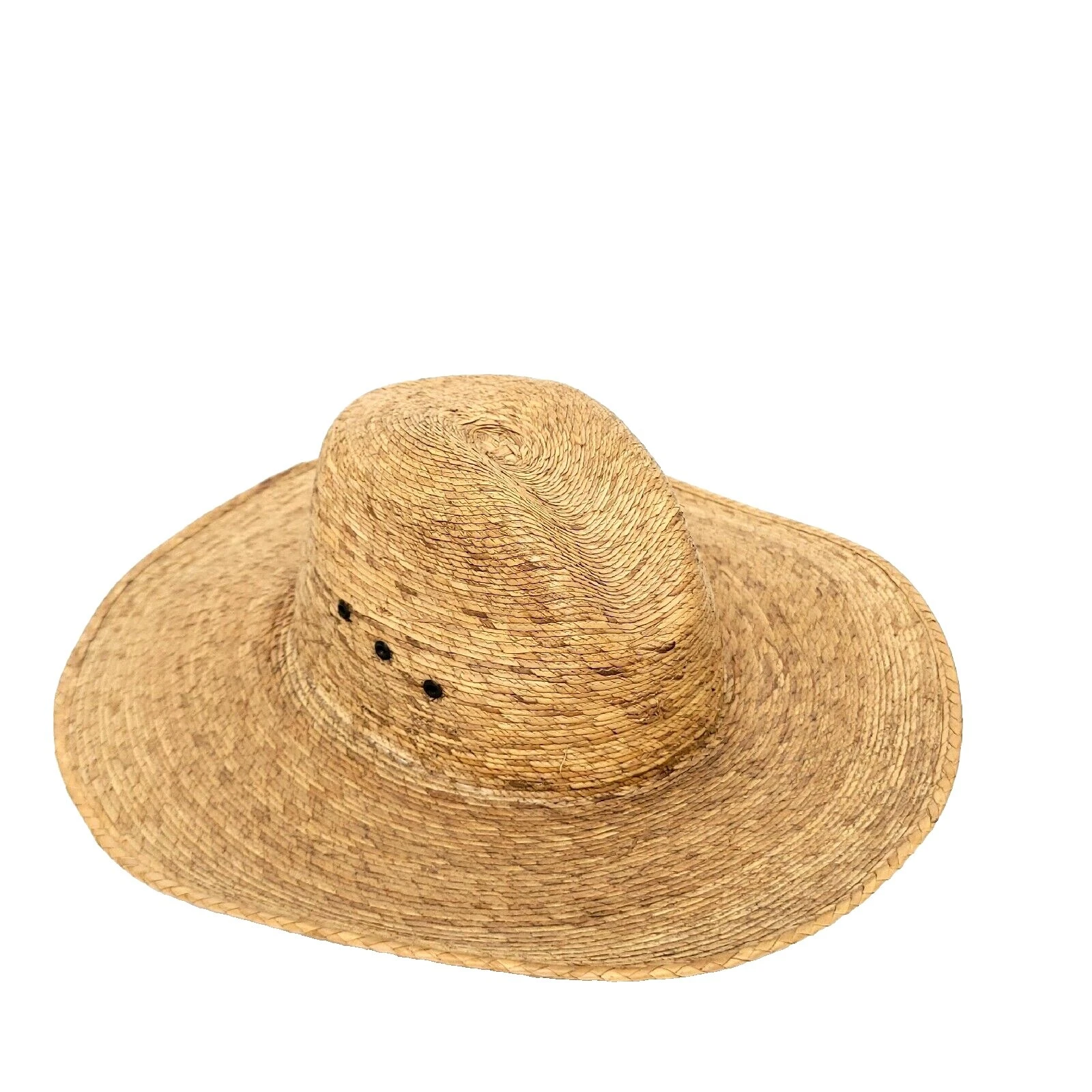 Brown Straw Vintage Men's 7 1/4 Size