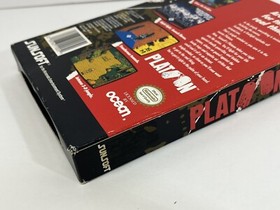 Platoon NES CIB Complete Nintendo Game Sleeve Styrofoam Manual Box Authentic