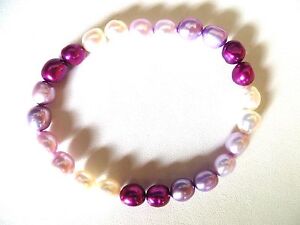 Honora Cultured Multi Color Tones Pearls Stretch Bracelet 7-8 MM 7 Inch Honora Cultured Multi Color Tones Pearls Stretch Bracelet 7-8 MM 7 Inch