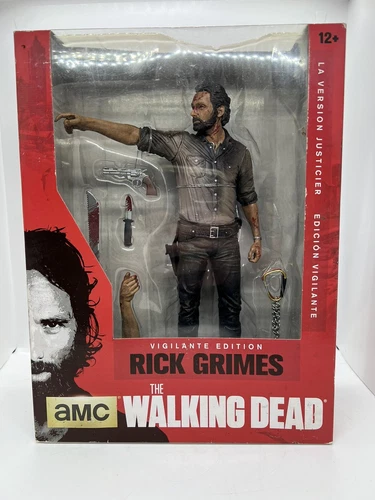 AMC The Walking Dead McFarlane 10” Bloody Vigilante Edition RICK GRIMES Deluxe