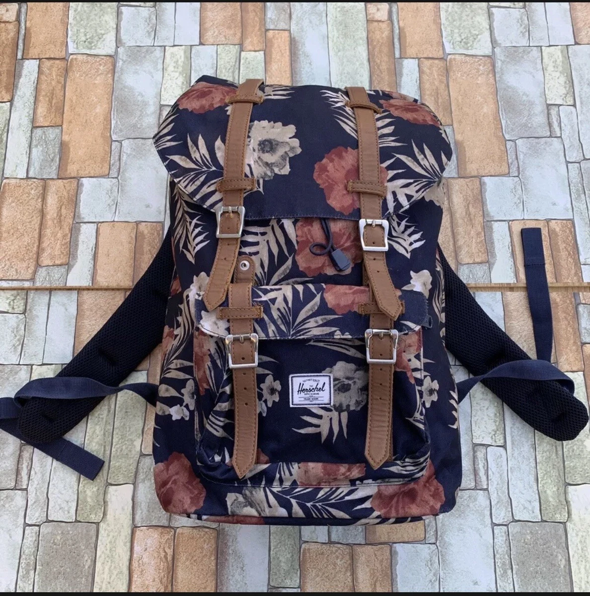 Herschel Supply Co Classic Settlement Aloha Floral print Hawaiian Backpack