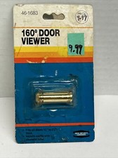 1 3/8 To 2 1/8 BRASS Door Viewer  160  PEEP HOLE Ideal Security