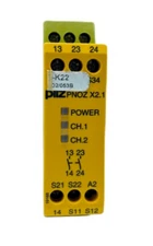 PILZ PNOZ X2.1 24VAC/DC 2n/o SAFETY RELAY 24V AC/DC 50/60HZ 774306 (GERMANY)