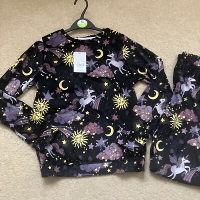 Pyjamas Sets Tu Pyjamas Girls Girls New Sainsbury's Tu Unicorn