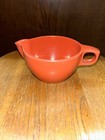 VINTAGE WATERTOWN LIFETIME WARE CREAMER BURNT ORANGE RUST — photo 1