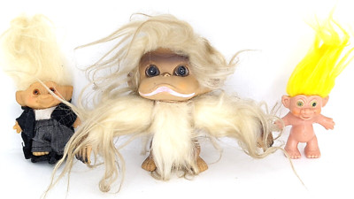 VINTAGE TROLL DOLL lot Dam Norfin Etone Kamar Monkey