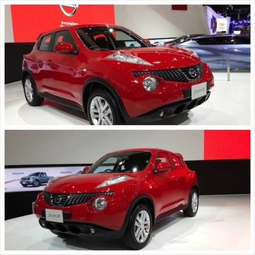 JUEGO ESPEJO RETROVISOR ROJO DERECHO+DERECHO + FUNDA LÁMPARA LUZ PRINCIPAL PARA NISSAN JUKE 5 PUERTAS HATCHBACK 11-15 Foto 4 de 4