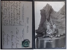 1904 Great Britain Postcard-How de do ties 1/2d Stamp cd Oxford