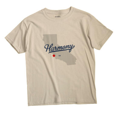 Harmony California CA T-Shirt MAP