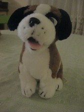 DanDee St. Bernard Plush Puppy Dog, 7 1/2" Sitting, Collector"s Choice, So Cute 