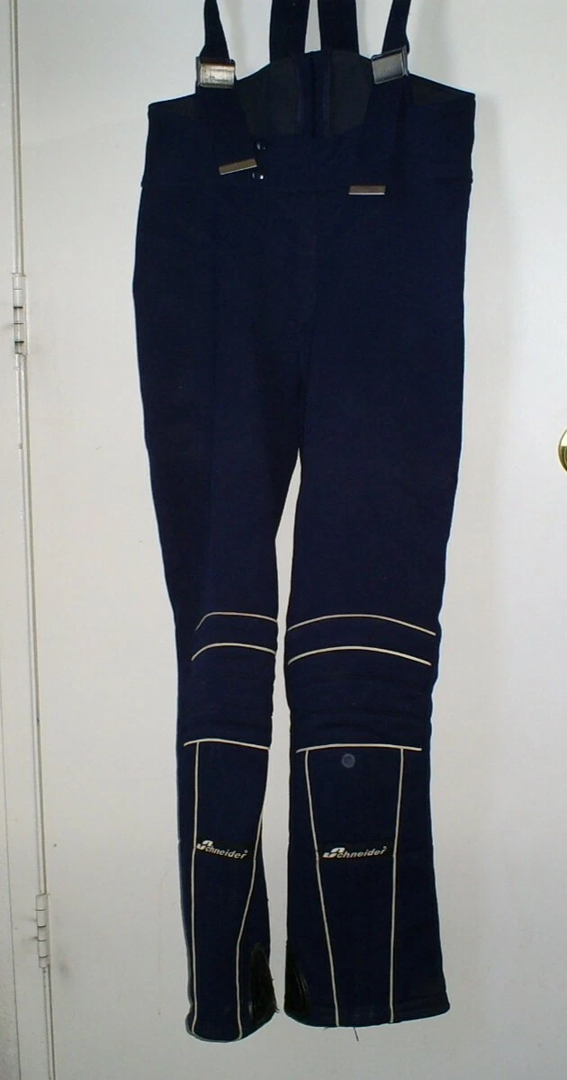 Schneider ski overalls pants hosen Unisex 29 X 30 Navy blue