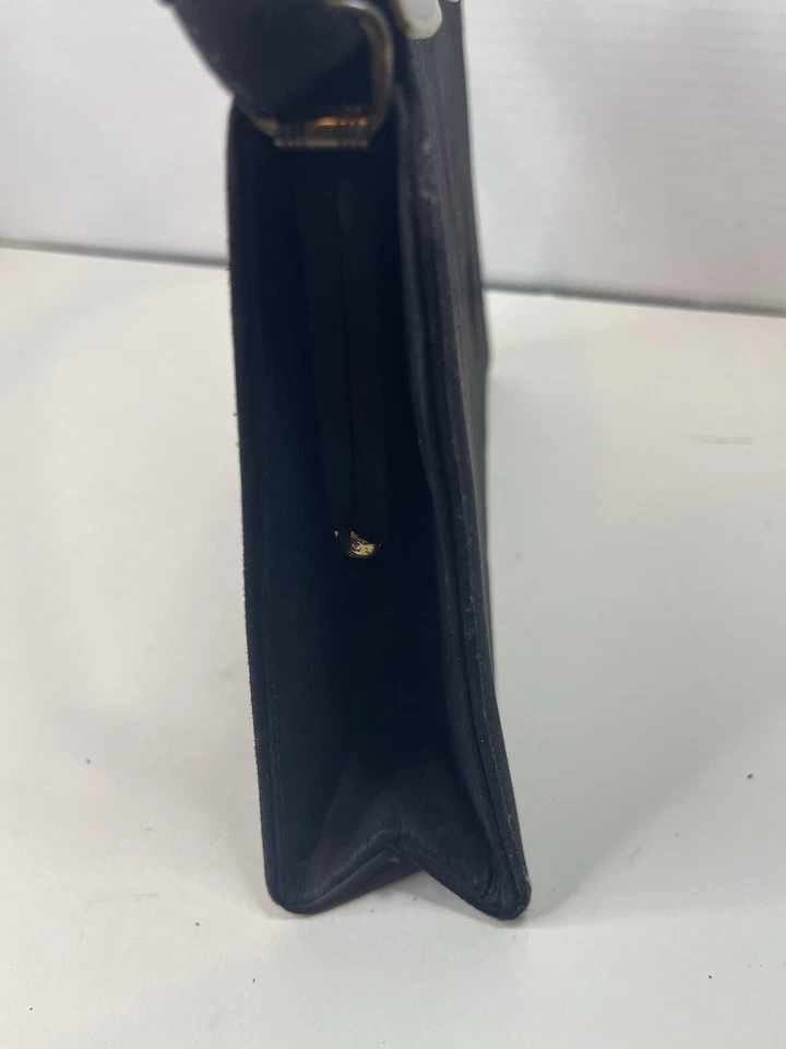  After Five Vintage Purse Black Evening Cocktail Bag Clutch Bag 50s - Image 3 of 4