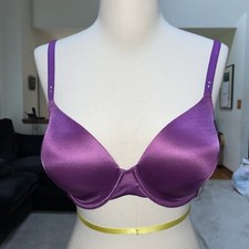 Self Expressions By Maidenform Underwire Padded Purple Bra Size Large Free Ship