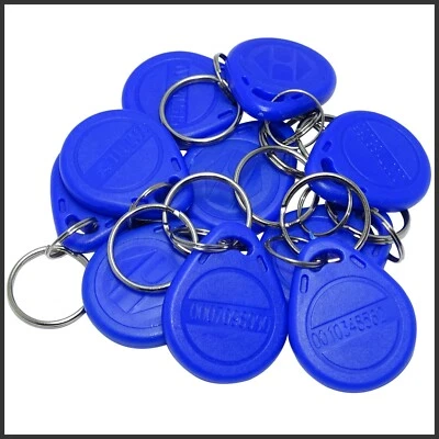 MMTRADE 10x RFID Transponder Schlüsselanhäng​er Smartcard 125KHz Kellnerschlüssel