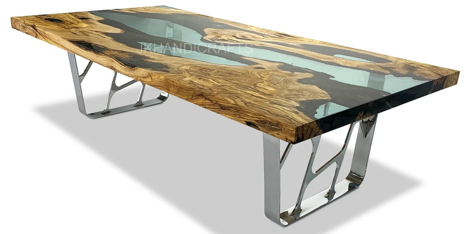 Made To Order Epoxy Resin Dining Coffee Table Top Restaurant Table top - Image 2 of 4