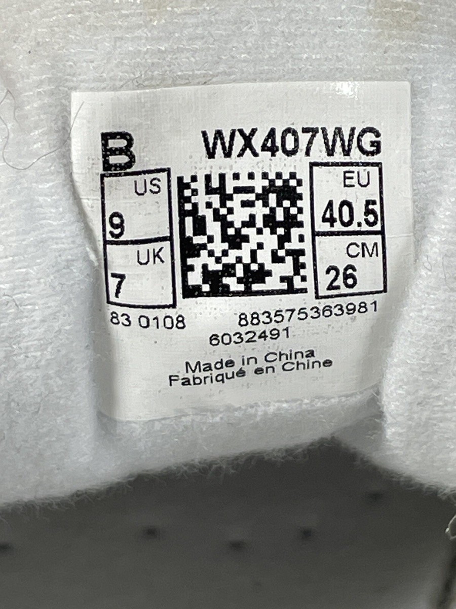 New Balance 407 Cross Training Sneakers Womens 9 White Low