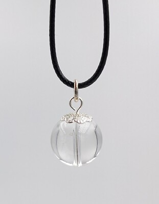 Pendentif Perle Hématite 16mm - Collier En Pierre Naturelle Polie, Avec Ou Sans Chaîne, Longueur 41-45 Cm, Neuf