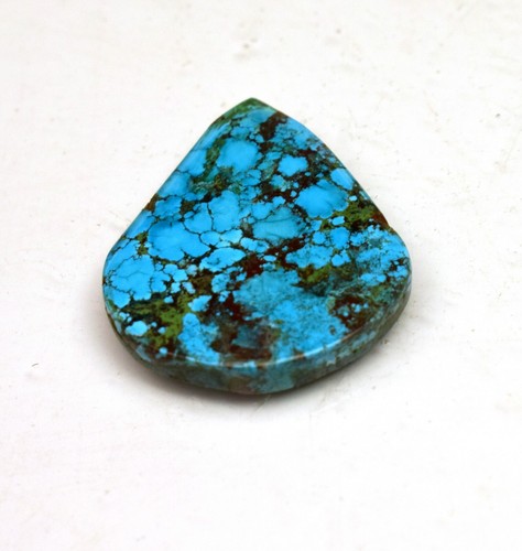 Cabujón turquesa bisbee azul certificado natural 16,40 quilates piedra preciosa suelta - Imagen 2 de 5