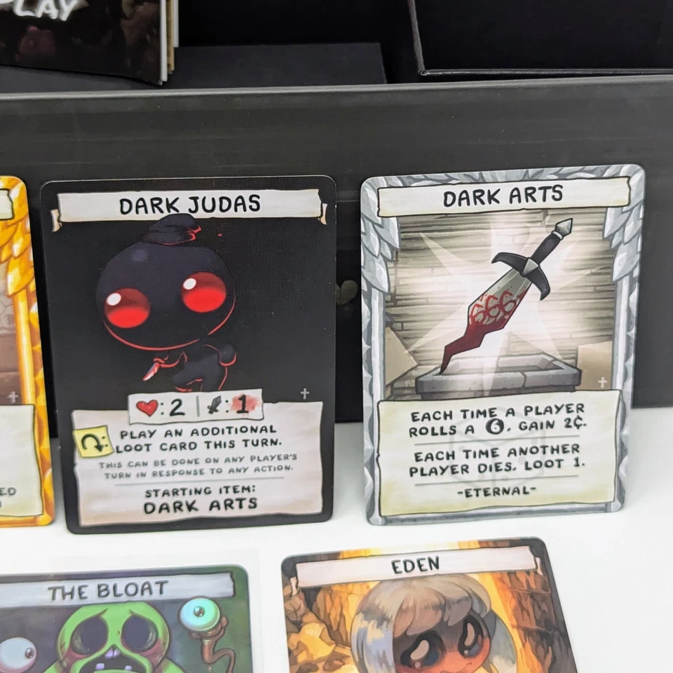 Binding of Isaac Four Souls Card Game 2nd Ed with rare promos & Baby Plum Plush - Image 4 of 4