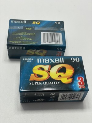 6 x MAXELL SQ 90 Kassetten Super Quality - Neu & OVP