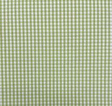 BALLARD DESIGN TILLIE GINGHAM KIWI InsideOut®  MULTIPURPOSE FABRIC BY YARD 56"W