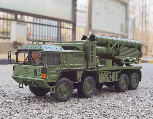 1/32 Alloy diecast car model MAN 8×8 Rocket artillery Rhine military vehicle - Picture 22 of 23
