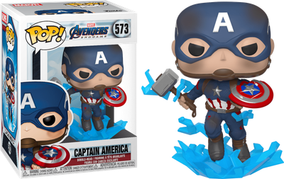 captain america funko pop mjolnir