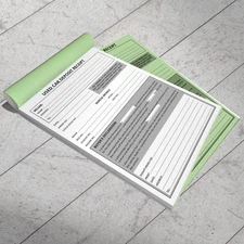 Used Car Vehicle Sales Deposit/Invoice Pad A5 Professional Trade Motor Trader
