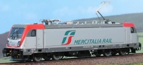 Acme 69560 Mercitalia Rail E494 018 E-Lok DCC Sound Silber Rot, H0 1:87-image