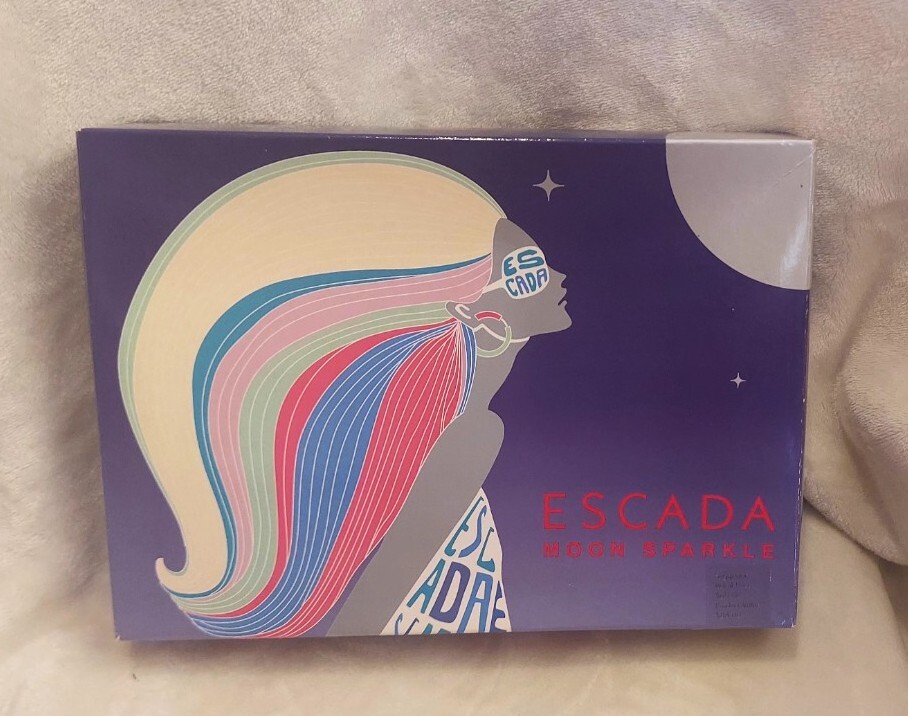 Escada Moon Sparkle EDT Eau de Toilette 1.7 fl oz & body lotion 5