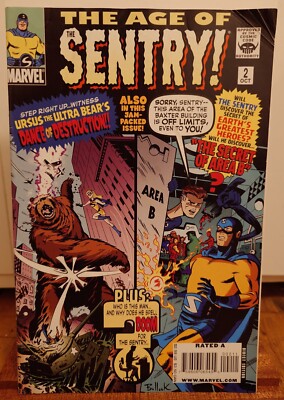 The Age Of Sentry Comic #2 October Good Condition Comic Book Marvel Comics 