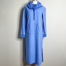 Lauren Ralph Lauren Cowl Neck Maxi Dress Blue Lounge Dress Size Medium