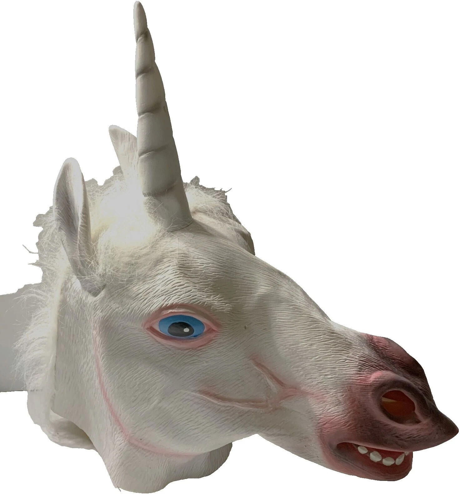 Disfraz Multicolor Unicornio Látex máscaras y antifaces