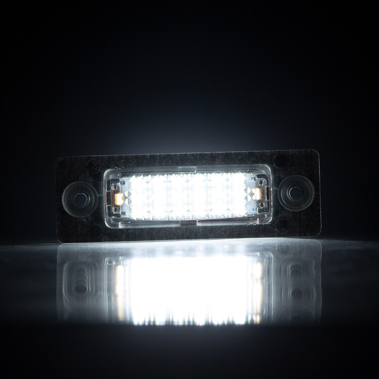 LED-Kennzeichenleuchte Für VW Passat 3C & Touran Ab 2011 – Xenonweiß, 6000K, Zugelassen