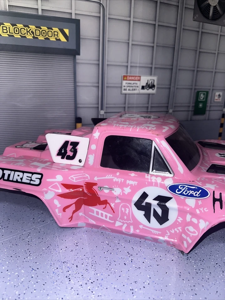 Custom Proline F100 Traxxas Slash 1/10 Ken Block Hoonigan RC Truck Body Hoonipig - Image 3 of 4