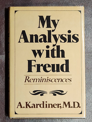 MY ANALYSIS WITH FREUD by Abram Kardiner 1977 hcdj FIRST EDITION
