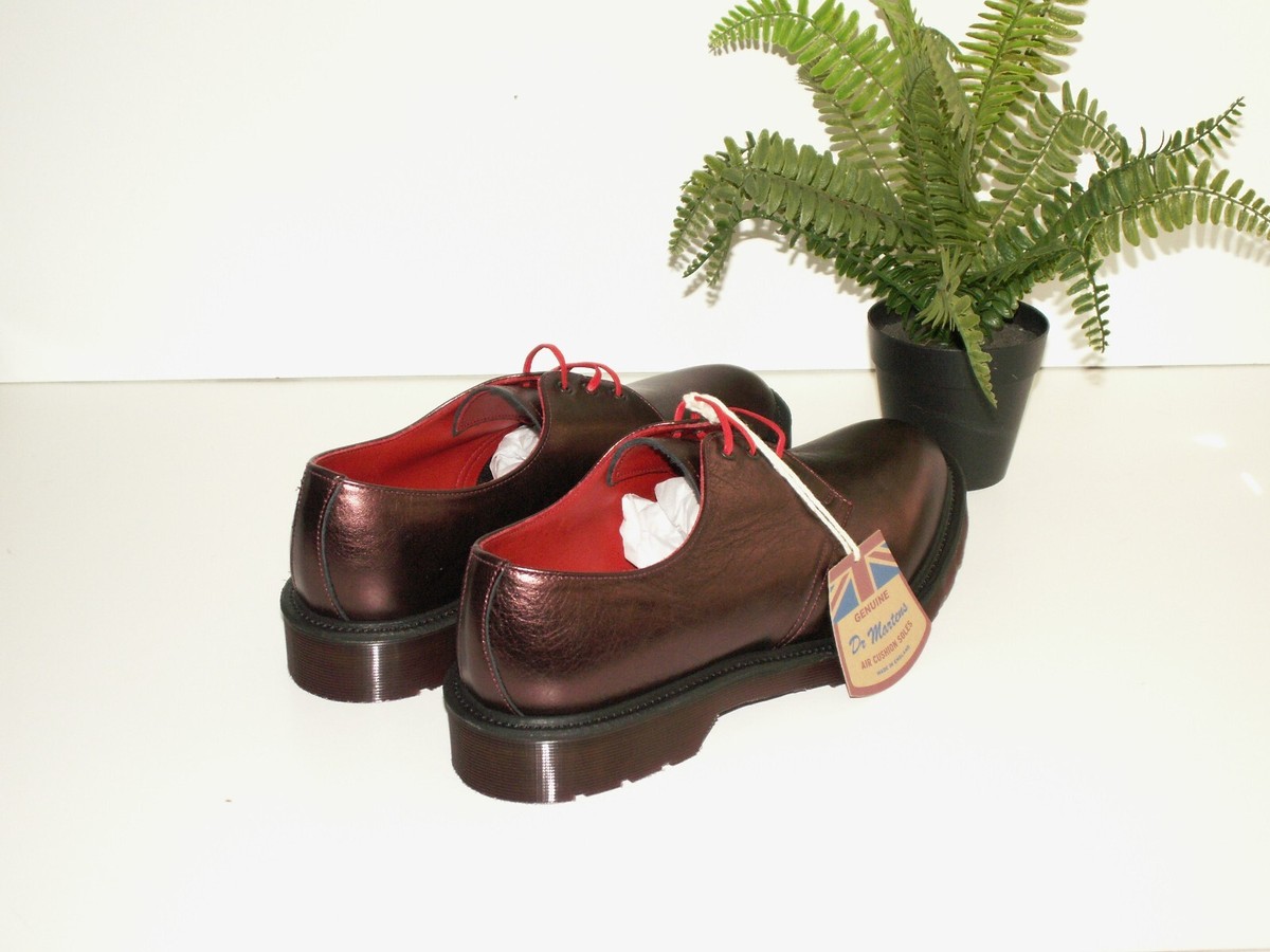 made in England Dr Martens 1461 Cherry Red Rouge Anilmorbido