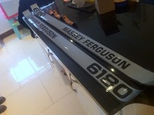 Massey Ferguson 6100 series tractor bonnet stickers / decals