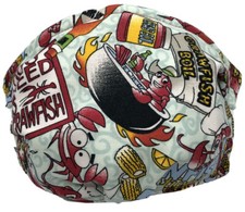 Crawfish Festival Seafood Boil / Red Face Mask Triple Layer Double Wire Fitted