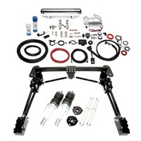 TA-TECHNIX Luft Fahrwerk MIT Airmanagement FÜR VW Caddy Iii+Iv 19L Chromtank