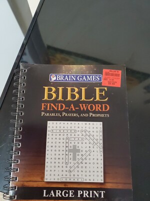 Brain Games - Bible Find-a-Word : Parables, Prayers, and Prophets - Large Print