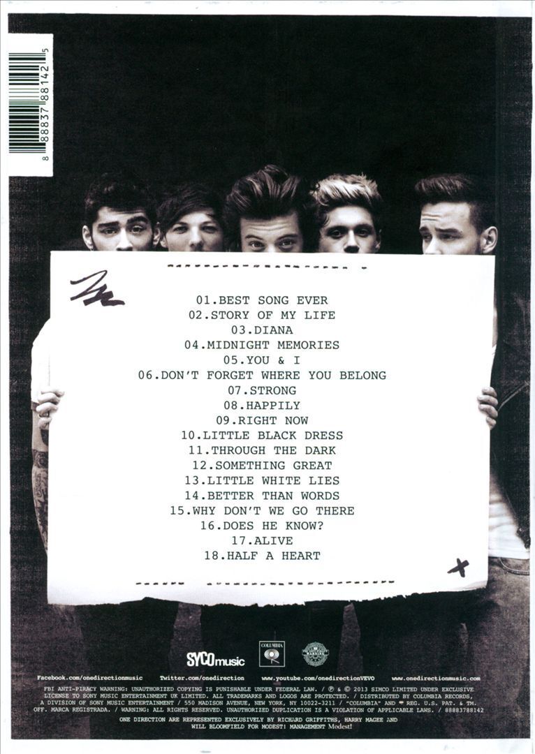 Midnight Memories by One Direction (CD, 2013) for sale online | eBay Midnight Memories by One Direction (CD, 2013) for sale online | eBay